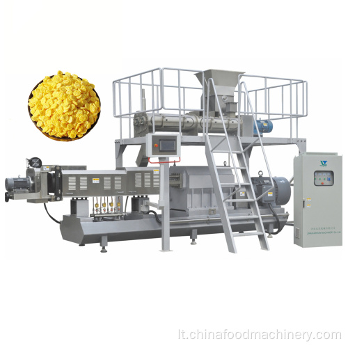 Kukurūzų dribsnių gamybos mašinos proceso linija